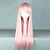 abordables Halloweeni parukad-Pelucas de Cosplay Mujer 28 pulgada Fibra resistente al calor Rosa Animé
