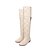cheap Women&#039;s Shoes-Fashion Leatherette Low Heel Knee High Boots With Hollow-out Party / Evening Shoes(More Colors)