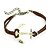 cheap Bracelets-Personality Flash Rhinestones Anchor Bracelet