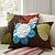 preiswerte Dekorative Wurfkissen-Set aus 2 modernen Patchwork floral dekorative Polyester Kissenbezug