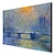 abordables Peintures paysages-Peinture à l&#039;huile Hang-peint Peint à la main - Célèbre Contemporain Inclure cadre intérieur / Toile tendue