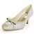 cheap Women&#039;s Shoes-Lace Upper High Heels Peep-toes With Bowknot Wedding Bridal Shoes More Colors Available