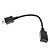 baratos Organizadores de Cabos-Micro USB Male to Mini USB Female Adapter Cable 0.1M