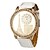 cheap Watches-PU Round Quartz Movement with Crystal Women&#039;s Watch(More Colors)