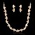 tanie Zestawy biżuterii-Biżuteria Ustaw Damskie Rocznica / Ślub / Zaręczynowy / Urodziny / Prezent / Strona Jewelry Sets Stop Rhinestone Naszyjniki / Náušnice