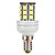 levne Žárovky-E14 LED corn žárovky T 30 lED diody SMD 5050 Přirozená bílá 6000lm 6000KK AC 110-130 AC 220-240V