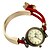 Недорогие Женские часы-Жен. Модные часы Черный / Белый / Красный Наручные часы - Черный Красный Пурпурный