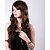 halpa Synteettiset trendikkäät peruukit-Synteettiset peruukit Kihara Tyyli Kerroksittainen leikkaus Suojuksettomat Peruukki Synteettiset hiukset 25 inch Naisten Peruukki