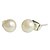 preiswerte Ohrringe-Damen Perlen Ohrstecker damas Klassisch Perlen Ohrringe Schmuck Weiß / Purpur / Rosa Für Party