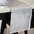 tanie Serwety stołowe-Nowoczesny aluminiowy Tabela Cekiny Runner