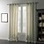 cheap Curtains Drapes-Two Panels Curtain Modern , Solid Linen/Cotton Blend Linen / Cotton Blend Material Curtains Drapes Home Decoration For Window