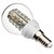 billige Elpærer-E14 LED-globepærer G60 32 leds SMD 5050 Varm hvid 2800lm 2800KK Vekselstrøm 220-240V