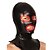 cheap Zentai Suits-Mask Ninja Zentai Cosplay Costumes Black Patchwork Mask Shiny Metallic Men&#039;s / Women&#039;s Halloween / High Elasticity