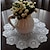 ieftine Placemats &amp; Coasters &amp; Trivets-100% bumbac Rotund Tăblițe masă Mată Floral Decoratiuni de tabla