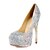 cheap Women&#039;s Heels-Spring Summer Fall Platform Wedding Stiletto Heel Platform Rhinestone Multi-color