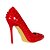 tanie Obuwie damskie-Stylowe nitów patentowe skórzane Stiletto Heel Pointy Toe Party / Evening Shoes