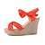 halpa Naisten sandaalit-Sandaalit / Avokkaat - Kiilakorko - Naisten kengät - Canvas - Keltainen / Vihreä / Pinkki - Puku - Slingback