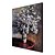 cheap Floral/Botanical Paintings-Oil Painting Hand Painted - Famous Comtemporary Stretched Canvas