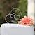baratos Impressões e Presentes Personalizados-Tema Jardim Casamento Crostal Cristal Casal Clássico Outono