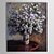 cheap Blomstrede/botaniske malerier-Oil Painting Hand Painted - Famous Comtemporary Stretched Canvas