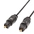 billiga Ljudkablar-Toslink-Toslink digital fiberoptiska ledningar (svart, OD2.2mm, 1,5 M)