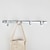 cheap Robe Hooks-Brass Robe Hook Wall Mount Entryway Storage Rack for Jackets Coats Hats Scarves - 4 Hooks Contemporary Chrome