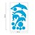 billige Dyre-vægklistermærker-Dolphin Wall Sticker