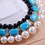cheap Necklaces-Fashion Rope and Resin with Imitation Pearl Necklace