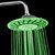olcso LED-es zuhanyfejek-8 inch kortárs fokozatú abs színváltó vezetett eső zuhanyfej