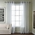 cheap Sheer Curtains-Sheer Sheer Curtains Shades One Panel 55W×106&quot;L / Bedroom