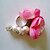 cheap Rings-Women&#039;s Elegant Pink Solid Rose Ring