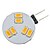 levne LED bi-pin světla-1 W LED Bi-pin světla 80-100 lm G4 6 LED korálky SMD 5630 Teplá bílá 12 V