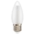 ieftine Becuri-3 W 120-150 lm E26 / E27 Becuri LED Lumânare C35 16 LED-uri de margele SMD 5050 Decorativ Alb Cald 220-240 V / RoHs