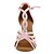 cheap Latin Shoes-Women&#039;s Dance Shoes Latin Shoes Salsa Shoes Heel Buckle Customized Heel Customizable Pink / Satin / Leather / EU40