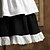 billiga Lolitaklänningar-Gotiska Lolita Kort förkläde Klänningar Piguniform Dam Flickor Bomull Japanska Cosplay-kostymer Vit Lappverk Rull ärmar Kortärmad Kort längd