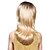 זול פאות סינתטיות-Capless High Quality Synthetic Medium Length Blonde and Black Fashion Curly Wig