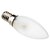 billige Elpærer-1pc 1 W LED-stearinlyspærer 50-70 lm E14 C35 7 LED Perler SMD 5050 Dekorativ Varm hvid 220-240 V / # / RoHs