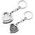 abordables Porte-clés invités-Personalized Heart Shaped Cadre photo Key Ring (Set of 6)