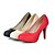 cheap Women&#039;s Heels-Women&#039;s Spring Fall Leatherette Office &amp; Career Dress Stiletto Heel Black Red Ivory