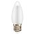 cheap Light Bulbs-3W E26/E27 LED Candle Lights C35 16 SMD 5050 180 lm Cool White AC 220-240 V