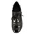 levne Taneční boty-Pánské Boty na moderní tance / Standardní Kůže Podpatky Šněrování Nízký podpatek Na míru Taneční boty Černá
