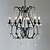 cheap Candle-Style Design-1-Light QINGMING® 53 cm (21 inch) Crystal Chandelier Candle-style Electroplated Traditional / Classic 110-120V / 220-240V