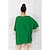 cheap Women&#039;s Tops-Women&#039;s Plus Size Tiger Head Print Cape Sleeve Blouse