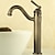 billige Armaturer til badeværelset-Bruneret One Håndtag to huller håndvasken vandhane