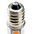 cheap Light Bulbs-LED Corn Lights 80 lm E14 T 7 LED Beads SMD 5050 Warm White 220-240 V / CE / # / RoHS