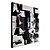 abordables Peintures Abstraites-Peint à la main Abstrait Format Vertical Toile Peinture à l&#039;huile Hang-peint Décoration d&#039;intérieur Un Panneau