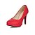 cheap Women&#039;s Heels-Women&#039;s Spring Fall Leatherette Office &amp; Career Dress Stiletto Heel Black Red Ivory