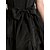 cheap Lolita Dresses-Gothic Lolita Dress Women&#039;s Girls&#039; Chiffon Japanese Cosplay Costumes Black Solid Colored Sleeveless Medium Length