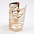 abordables Brazaletes-Mujer Pulseras de puño Pulseras de la vendimia damas Diseño Único Moda Dubai Piedras preciosas sintéticas Pulsera pulsera Dorado Para Casual