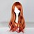 billige Halloween parykker-Cosplay Parykker Dame 26 inch Varmeresistent Fiber Orange Anime